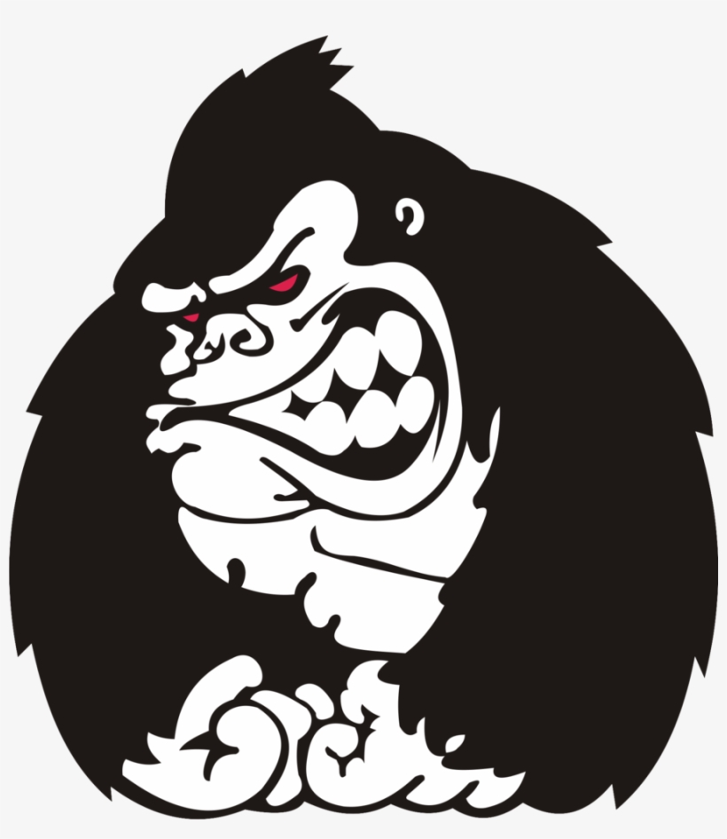 820x946 Angry Gorilla Vector Png Transparent Png