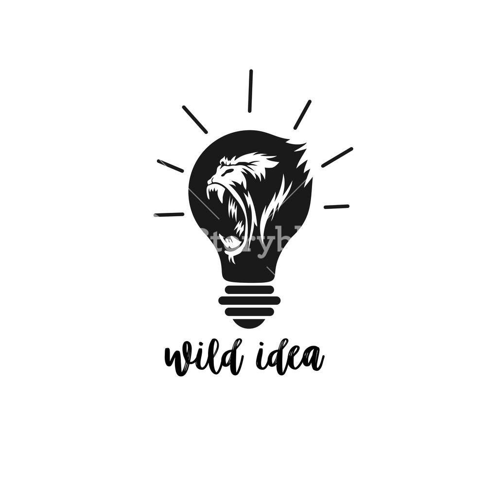 1000x1000 Minimal Logo Of Gorilla Vector Illustration Design Royalty Free