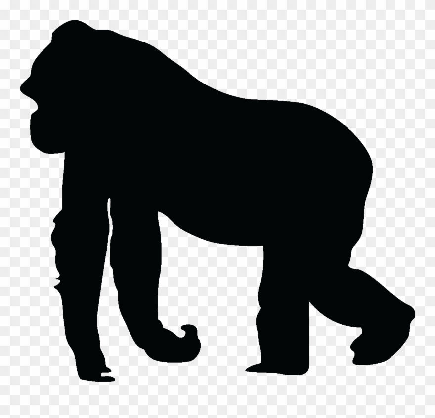 880x846 Clipart Royalty Free Animals Clipart Gorilla