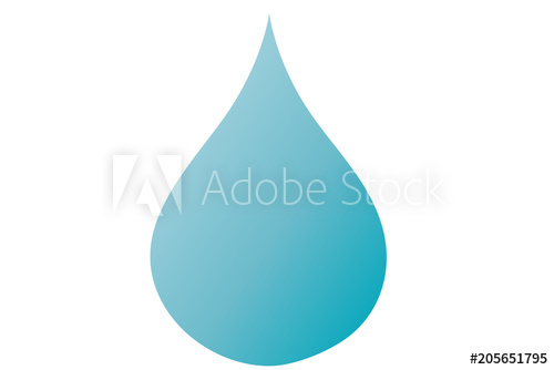 500x334 Gota De Agua Sobre Fondo Blanco
