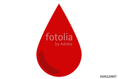500x334 Gota De Sangre Sobre Fondo Blanco Stock Image And Royalty Free