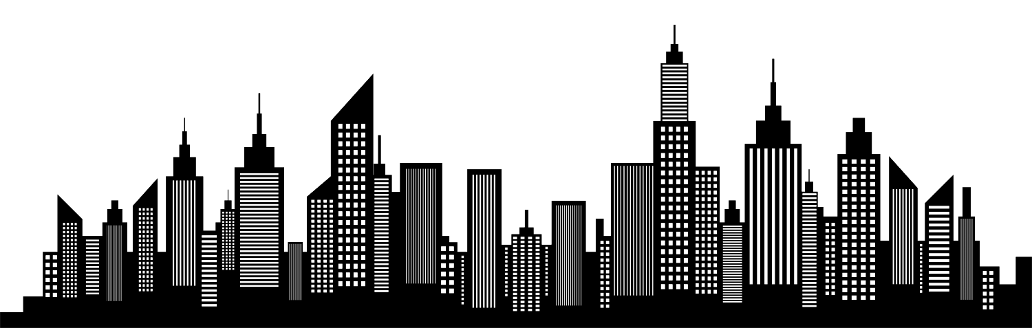 1500x477 Free Collection Of Gotham City Silhouette Png Download