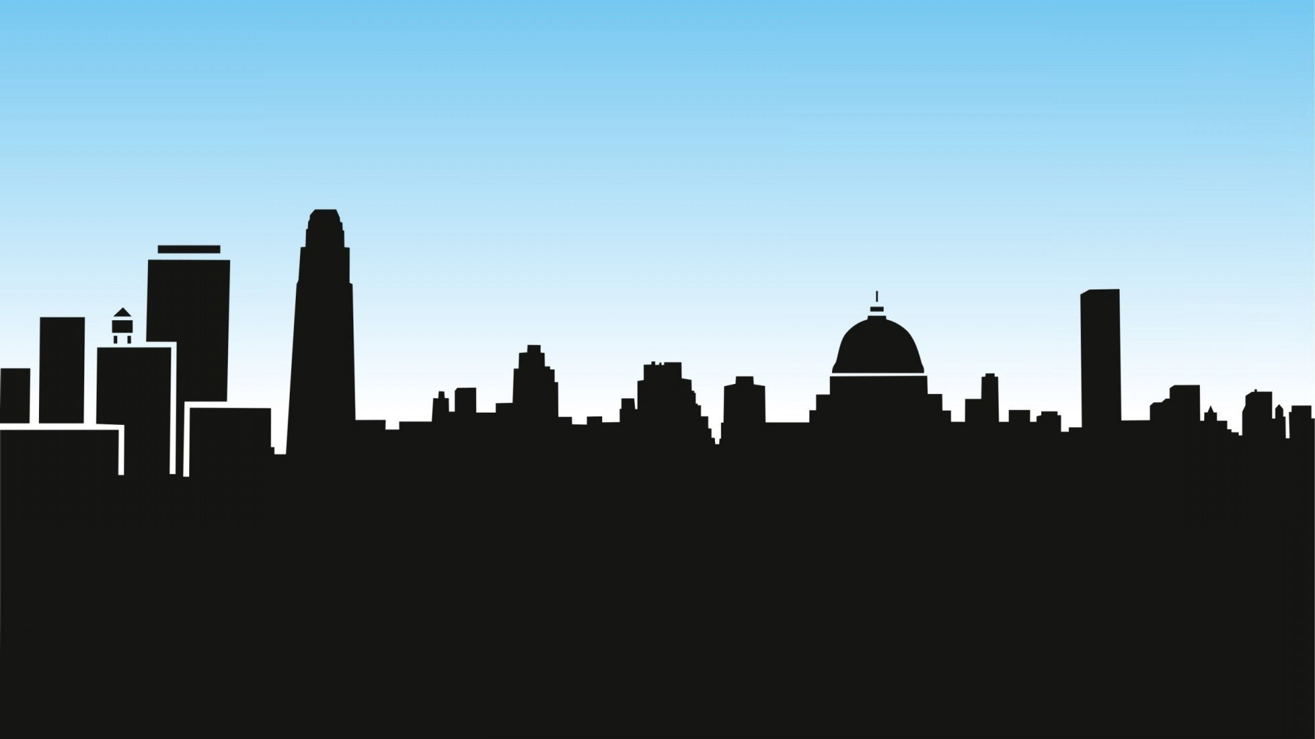1920x1080 Skyline Vector