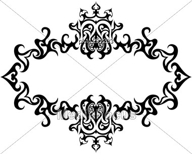 380x304 Stock Photo Abstract Gothic Vector Frame