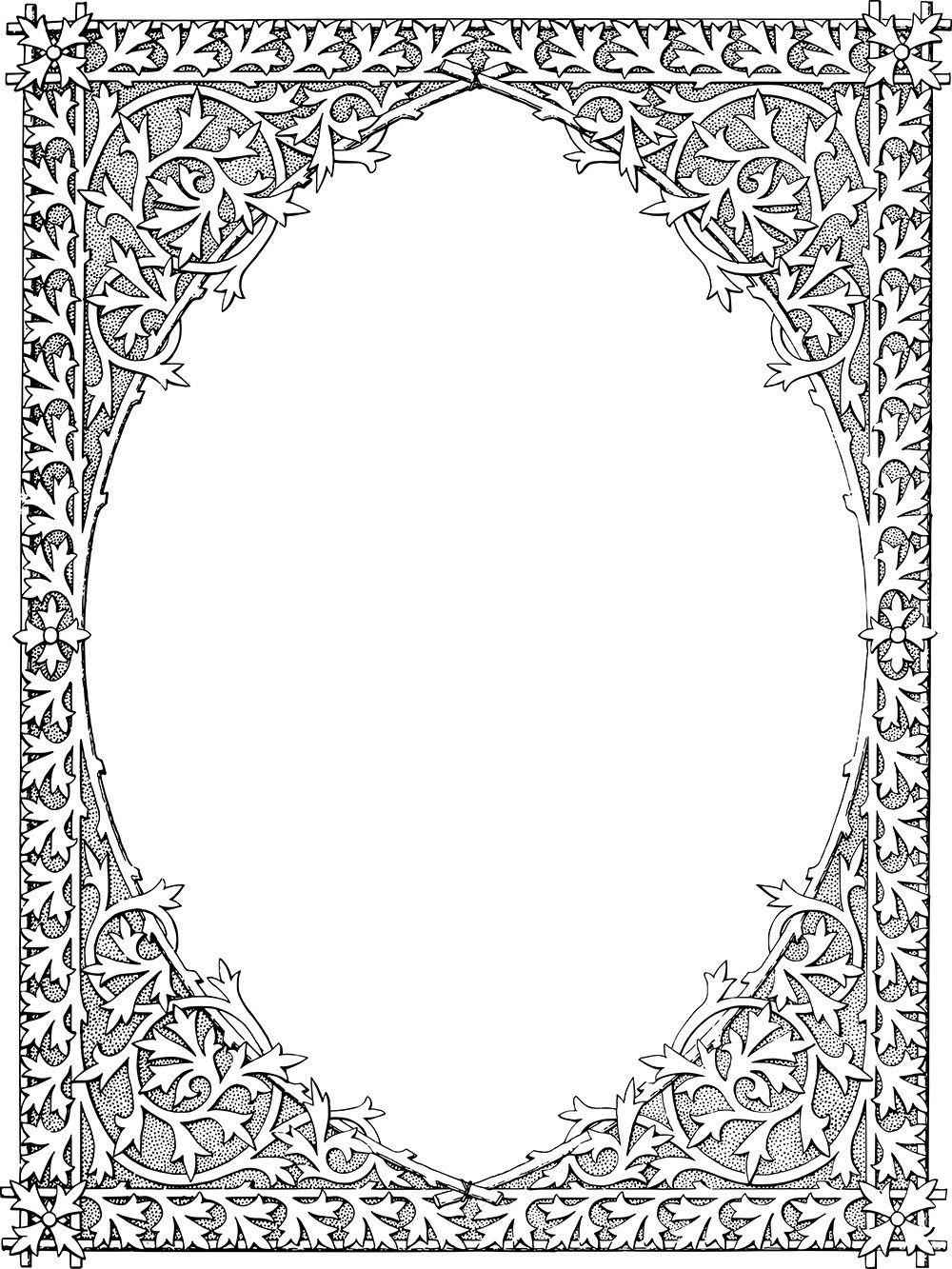 1000x1333 Gothic Borders And Frames