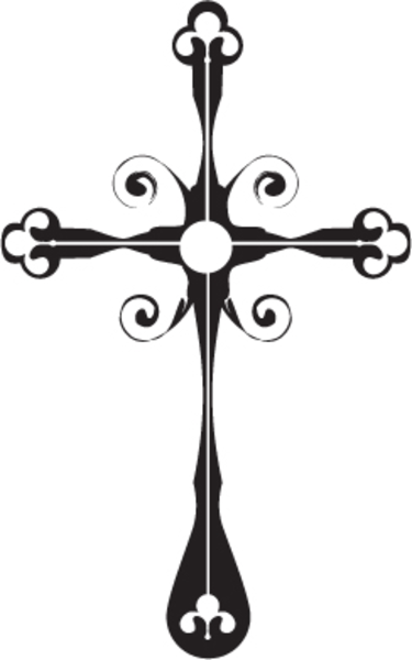 375x600 Vector Gothic Cross