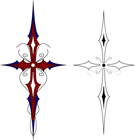 432x447 Vector Gothic Cross Final