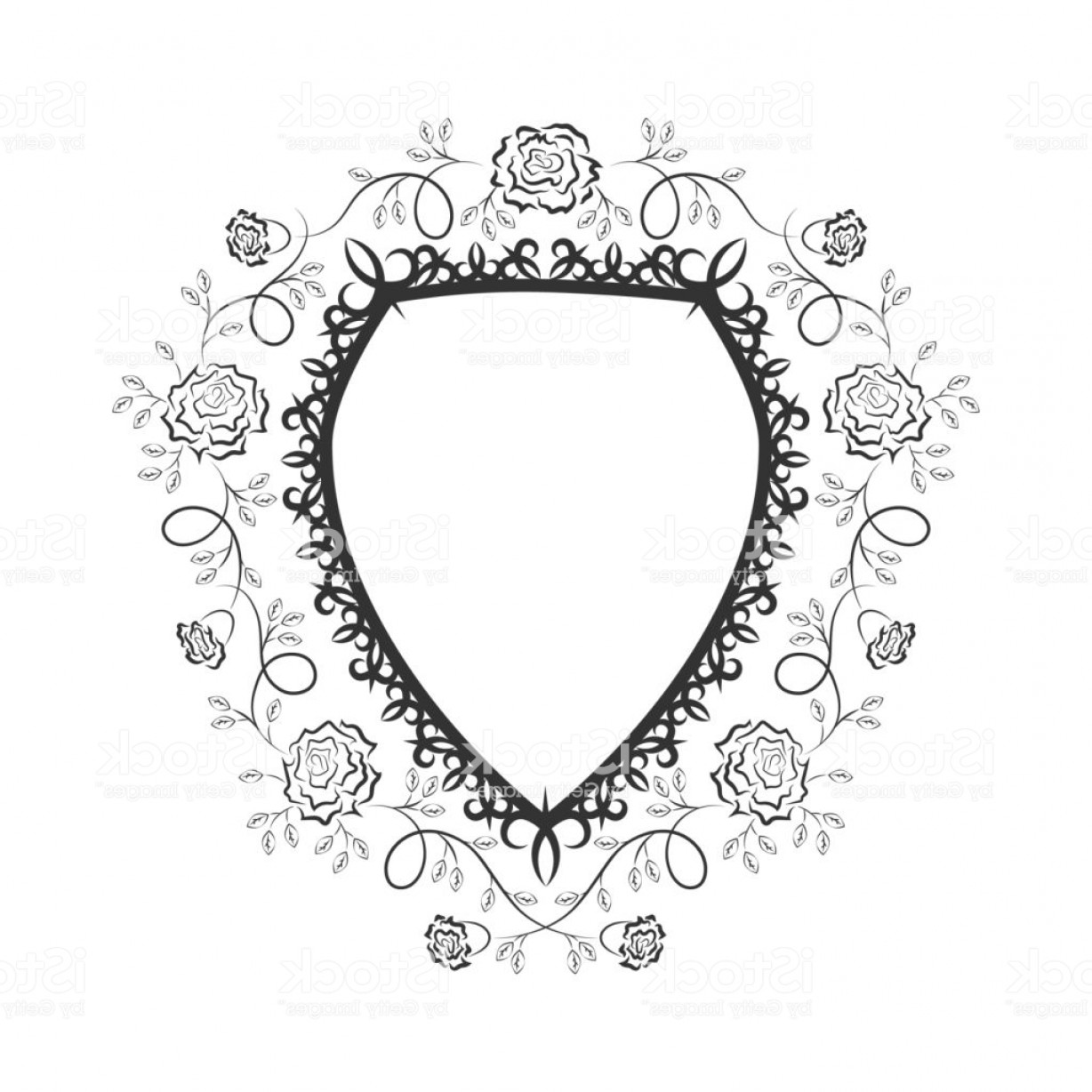 1228x1228 Gothic Frame In The Form Of A Shield Gm Soidergi