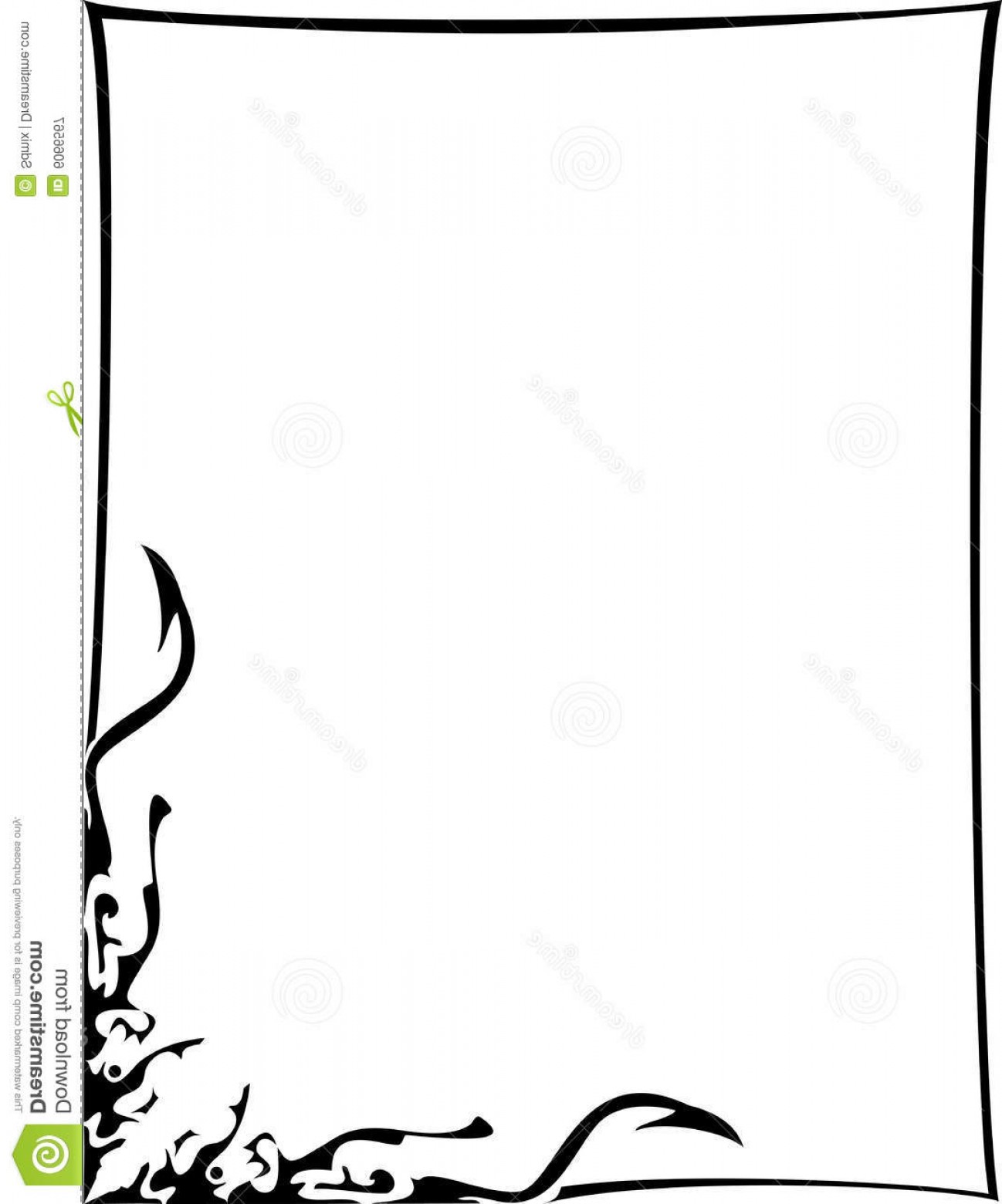 1298x1560 Gothic Vector Frame Catchsplace