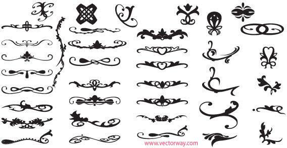 568x294 Ornaments Vector Free Download