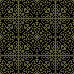 300x300 Gothic Ornament Pattern Seamless Vector Free Download