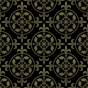 300x300 Gothic Ornament Pattern Seamless Vector Free Download