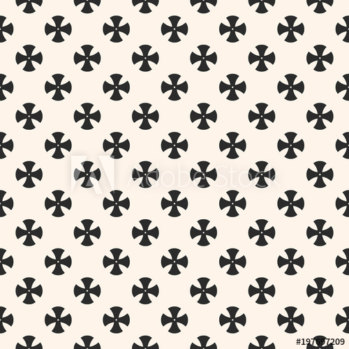 500x500 Simple Floral Pattern Vector Geometric Seamless Texture