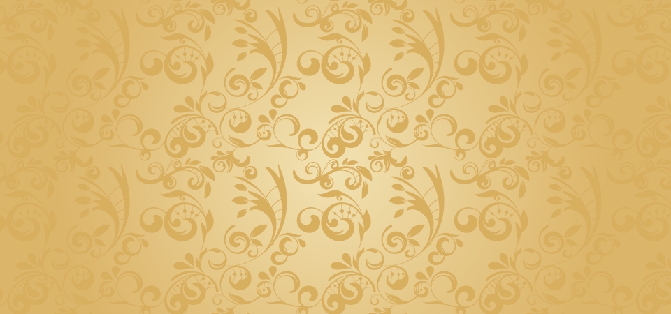 960x450 Vector Card With A Gold Pattern Design Elements In A Gothic Style