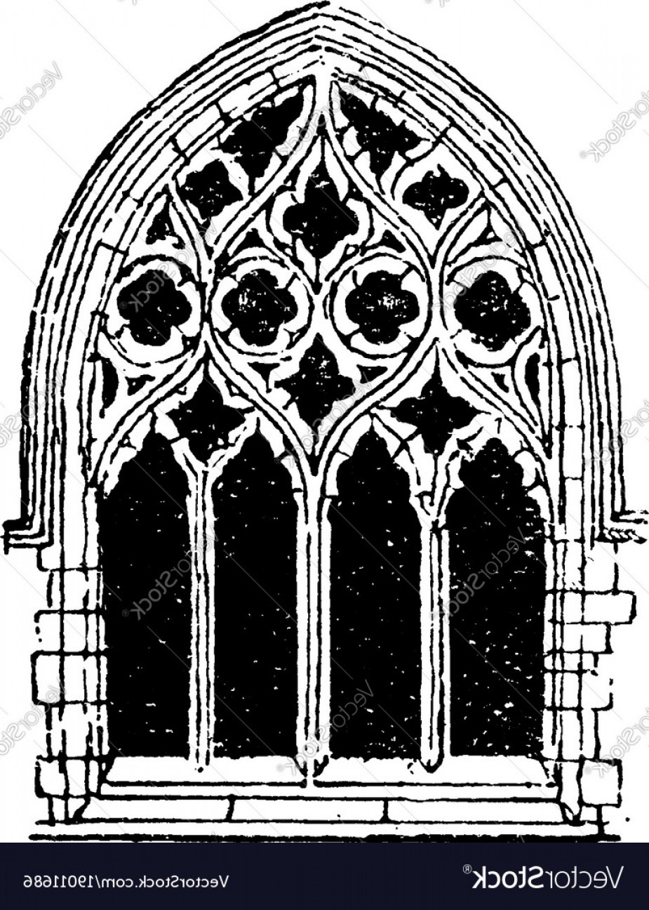 925x1296 Small Gothic Window Tracery During The Fourteenth Vector Geekchicpro