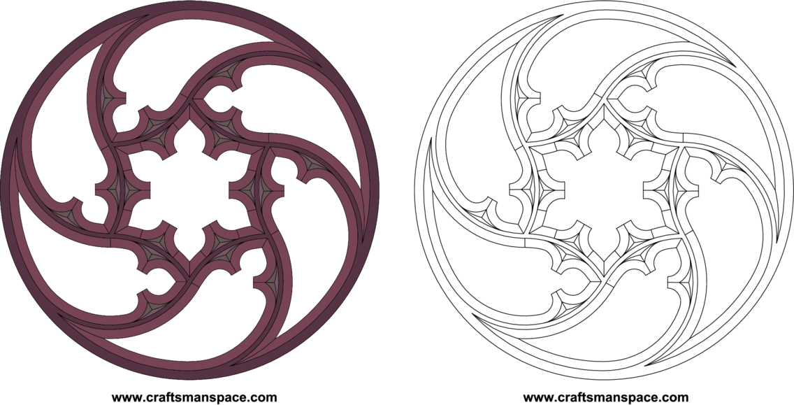 1136x579 Gothic Tracery Window Freevectors
