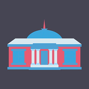 310x310 Silhouette Of The Government Building On Vector