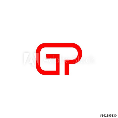 500x500 Letter Gp Logo Vector