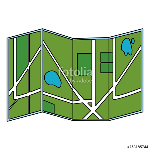 500x500 Gps Map Cartoon Stock Image And Royalty Free Vector