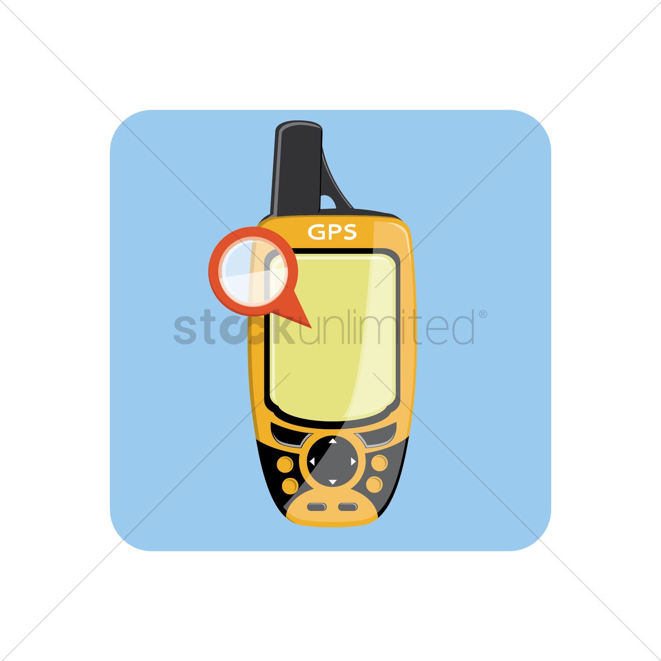 1300x1300 Gps Vector Image