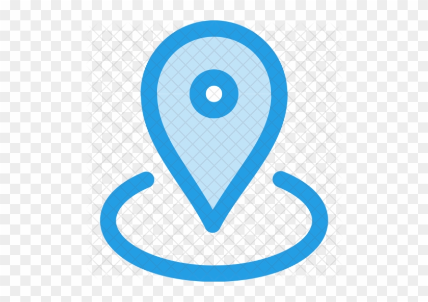 840x592 Police Station Map Pointer Icon Marker Gps Vector Image