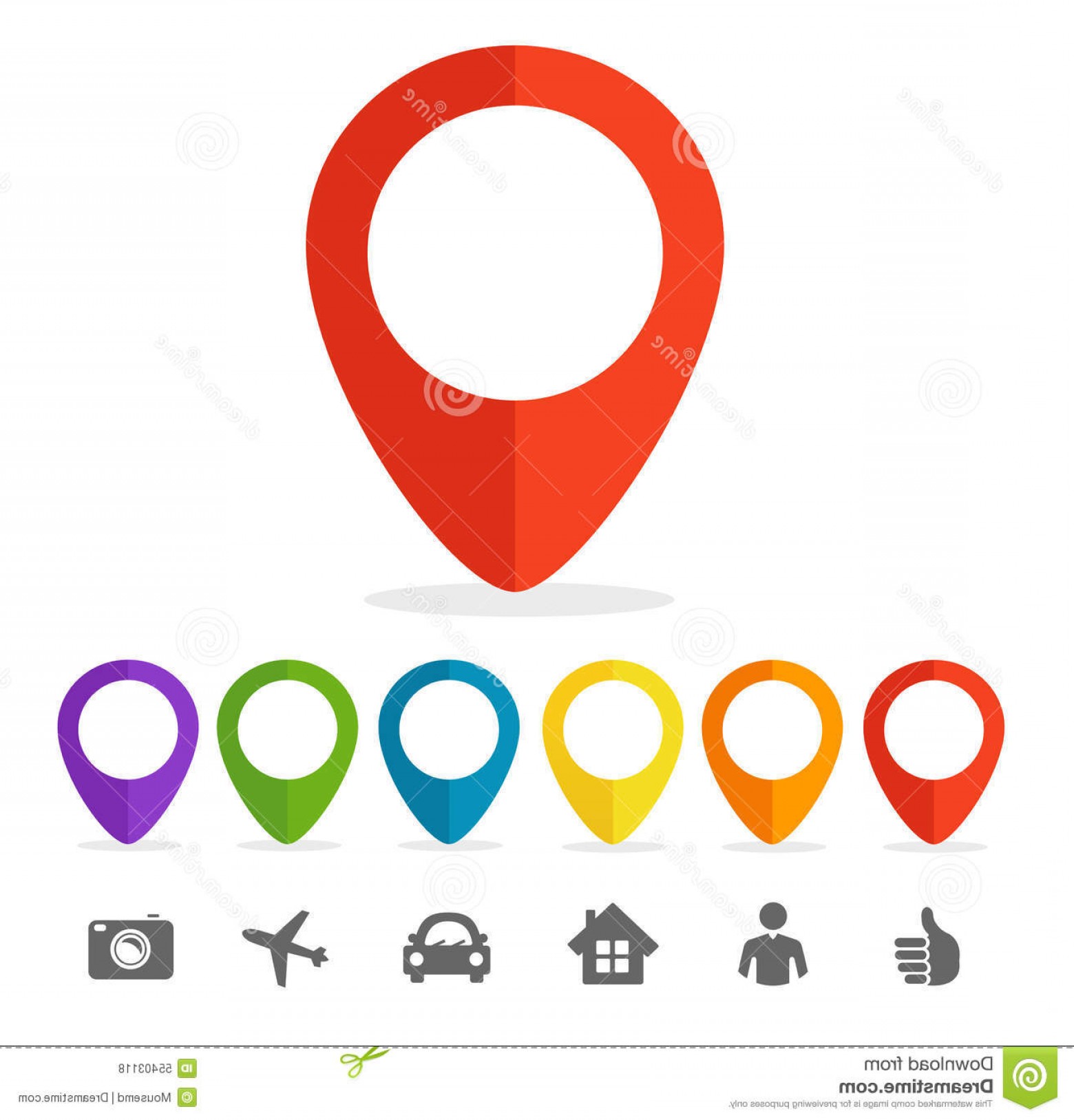 1560x1627 Stock Illustration Vector Gps Pn Set Illustration Isolated
