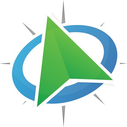 416x416 Vector Gps Location Symbol Premium Clipart