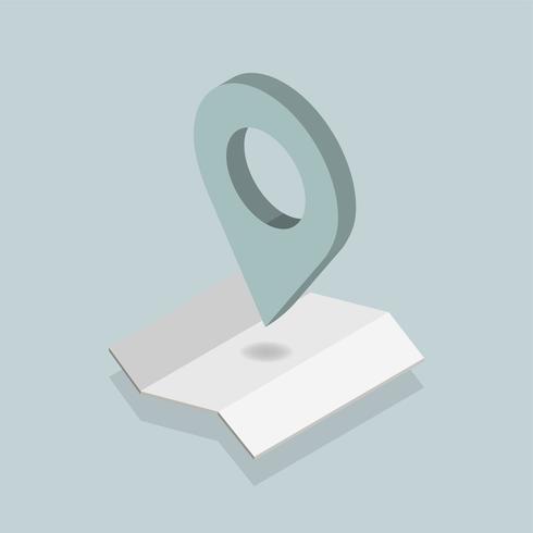 490x490 Vector Of Gps Navigation Icon