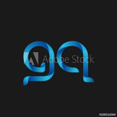 500x500 Initial Letter Gq Logo Vector Design