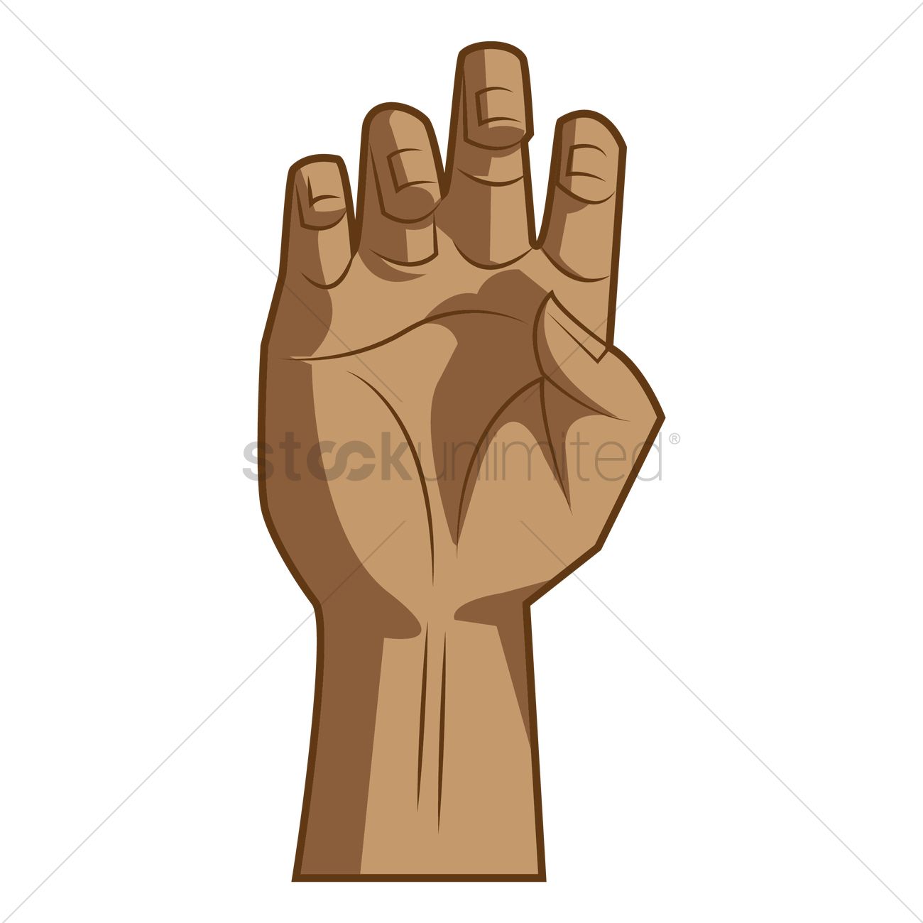 1300x1300 Grab Hand Vector Image