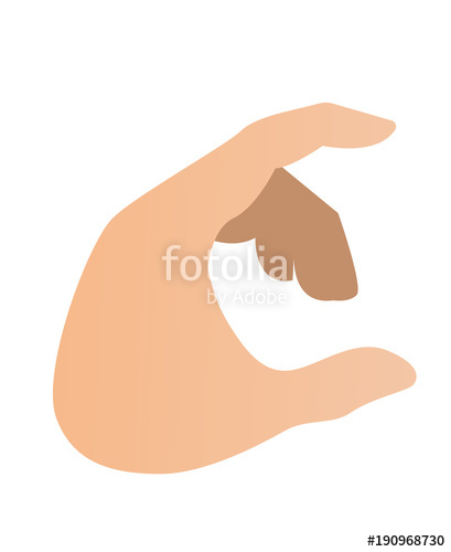 409x500 Human Hand Acting As Holding Something