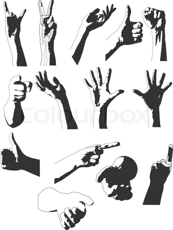 602x800 Images Of Grabbing Hand Silhouette Vector