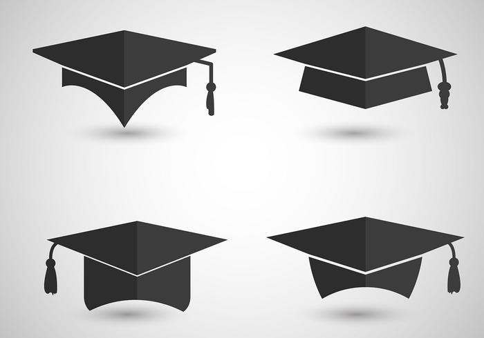 700x490 Graduation Cap Vectors