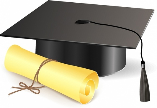 532x368 Graduation Cap Free Vector Download
