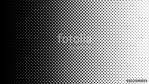 Gradient Halftone Dots Background Horizontal Vector Illustration 500x281 Gradient Halftone Dots Background Horizontal Vector Illustration