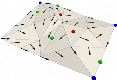 381x263 Example Of A Discrete Gradient Vector Field On A Triangulated