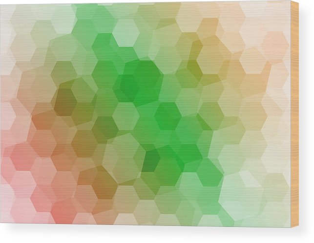 Hexagons On A Green, Orange, Red Background Geometric Pattern 643x498 Hexagons On A Green, Orange, Red Background Geometric Pattern