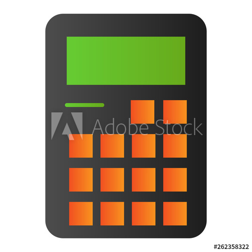 500x500 Calculator Flat Icon Accounting Color Icons In Trendy Flat Style