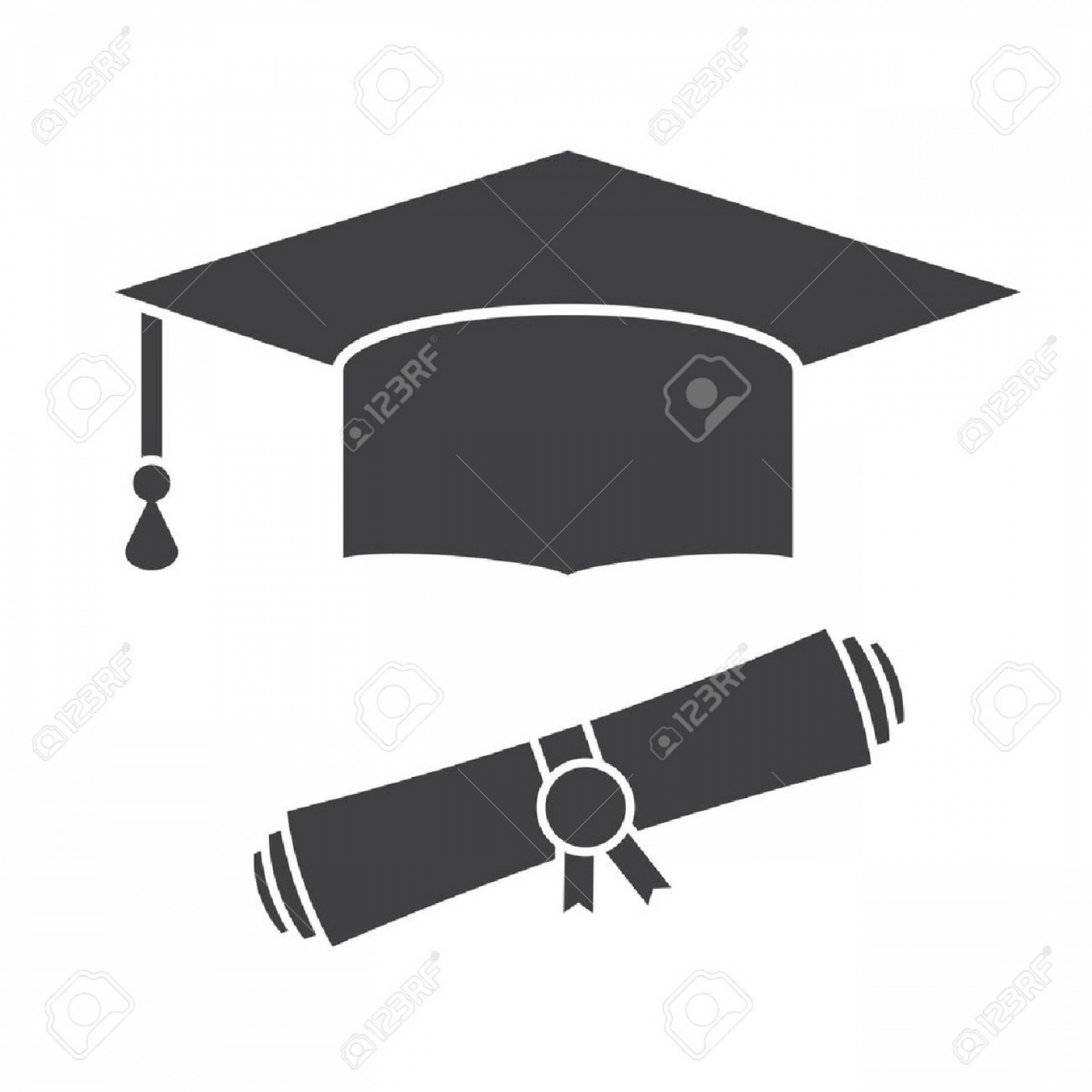 Graduation Cap Silhouette Vector Cqrecords 1872x1872 Graduation Cap Silhouette Vector Cqrecords