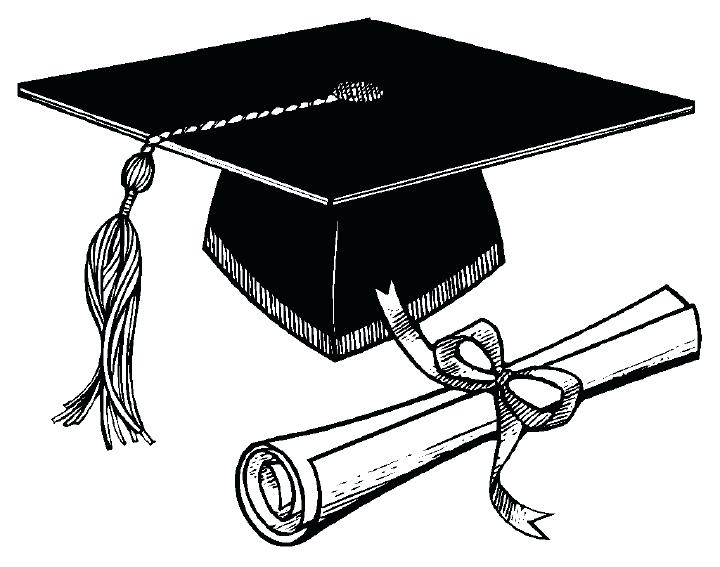 Graduation Hats Clipart 720x567 Graduation Hats Clipart