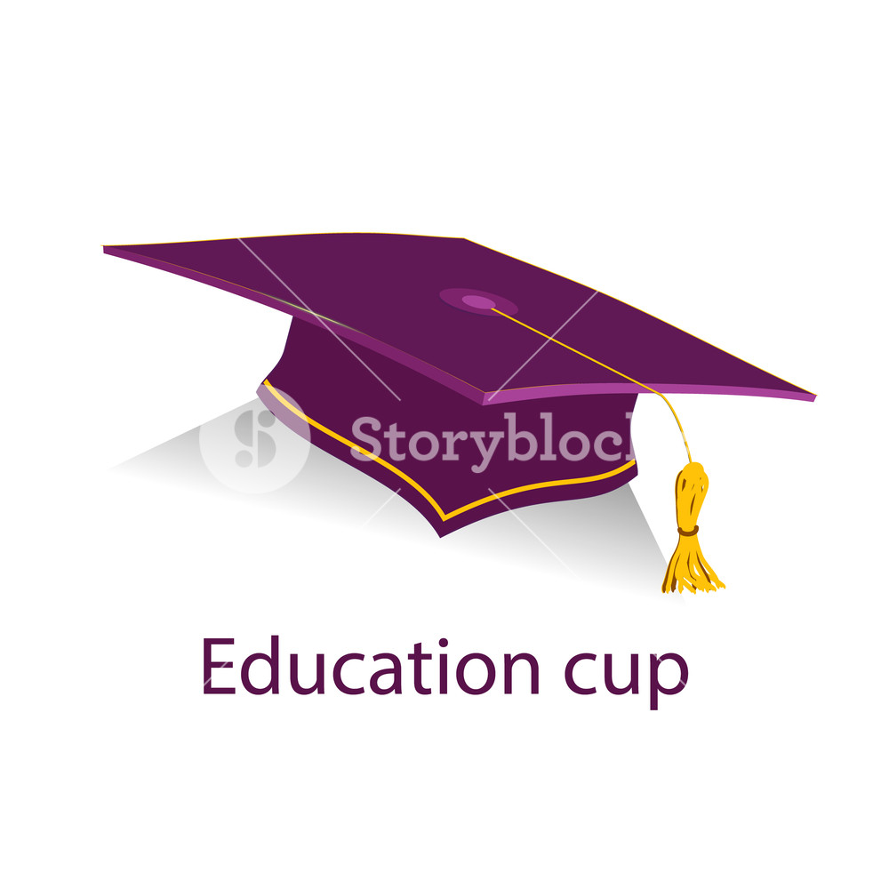 Burgyndy Education Cup With Golden Elements On White Background 1000x1000 Burgyndy Education Cup With Golden Elements On White Background