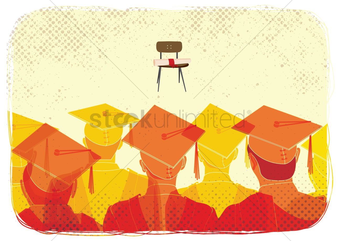 1300x919 Graduation Background Vector Image