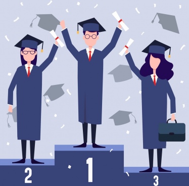 374x368 Graduation Background Free Vector Download