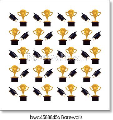 362x382 University Graduation Background, Art Print Barewalls Posters