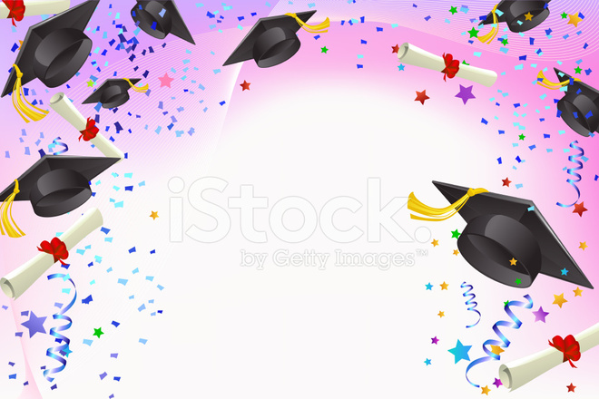660x440 Graduation Banner Stock Vector