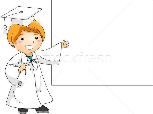 600x449 Graduation Banner Vector Illustration Lenm