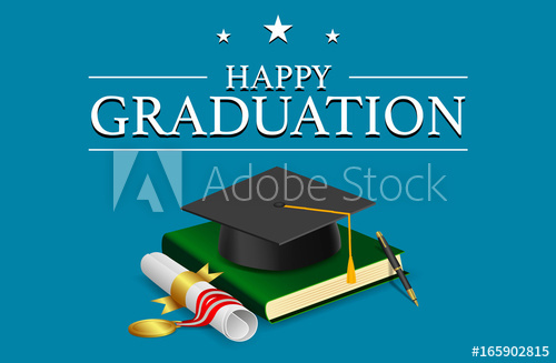 500x327 Isometric Graduation Banner With Vector Elements