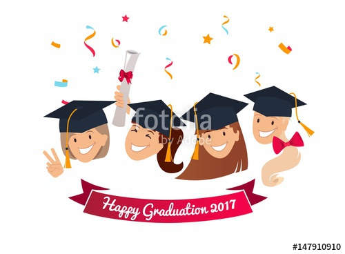 500x368 Celebration Graduation Banner Group Of Happy Graduates