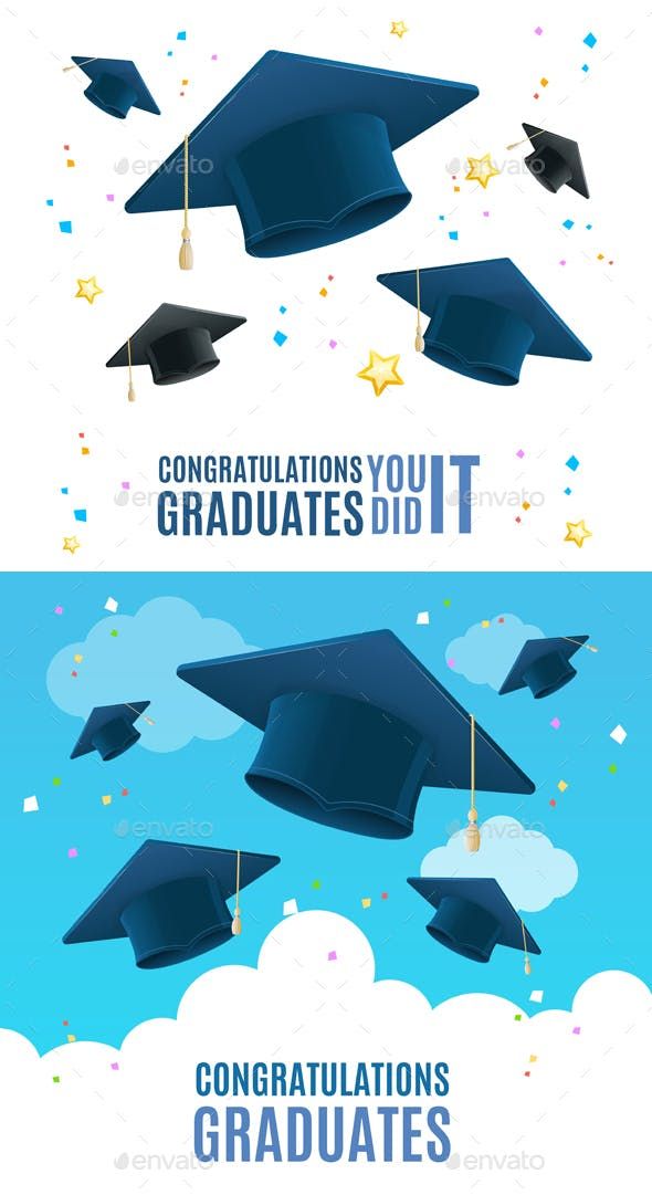 Download Graduation Banner Vector at Vectorified.com | Collection of Graduation Banner Vector free for ...