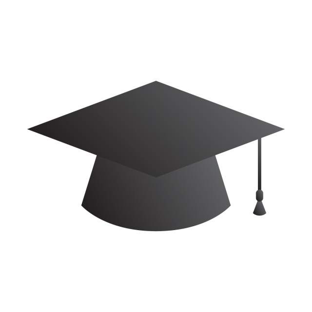 640x640 Graduation Hat Icon, Learning, Isolated, Wisdom Png And Vector
